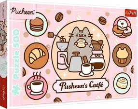 Пазл Trefl Pusheen 37528, 34 см x 48 см, 500 шт., многоцветный