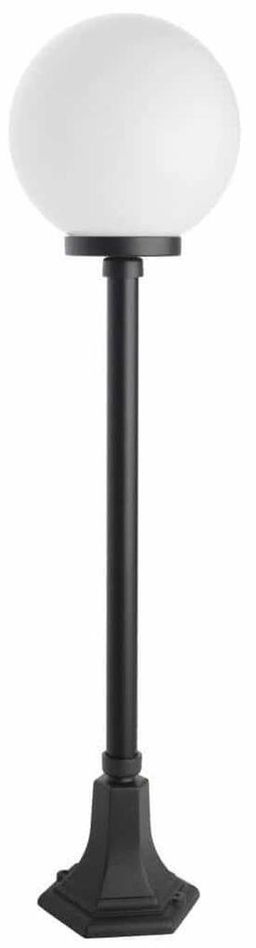 Pastatomas lauko šviestuvas Su-Ma Kule Classic, 60W, E27, IP43, juoda sp., 25 cm x 103 cm