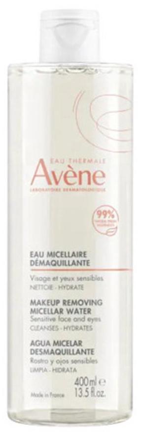 Micelārais ūdens Avene Make-Up Remover, 400 ml