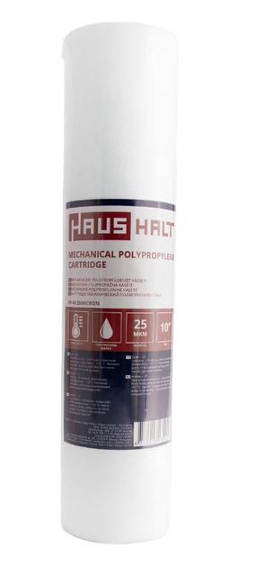 Filtravimo kasetė mechaninio valymo Haushalt PP-10A, polipropilenas, 10", 25 mikronai