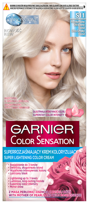 Plaukų dažai Garnier Color Sensation, ultra smoky blond sp., S11, 112 ml