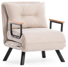 Sofa-lova Hanah Home Sando v2 859FTN2821, kreminė sp., 50 x 60 cm x 42 cm