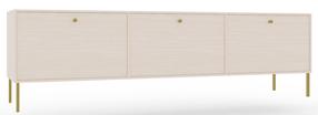 TV staliukas ADRK Tili, smėlio sp., 40.8 cm x 180 cm x 35 cm
