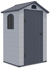 Sodo namelis Vermont, 120 cm x 92 cm x 204 cm, 1000 l, pilka sp.