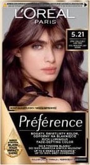 Plaukų dažai L’Oréal Paris Preference, light brown (šviesiai ruda) sp., 5.21