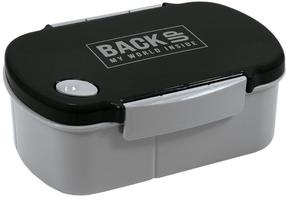 Konteiner toidu jaoks Derform BackUp 7 B 56 DERF FOL, 0.4 l, 19 cm x 13 cm, must v./hall v.