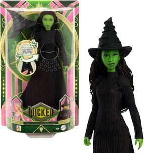 Lėlė Mattel Wicked Singing Elphaba JLG48, 29 cm, juoda sp.