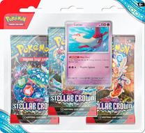 Kortų žaidimas Pokemon TCG Scarlet & Violet 7 Stellar Crown 3-Pack Blister Latias, EN