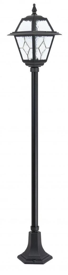 Brīvi stāvošs āra gaismeklis Su-Ma K 5002/1 N, 60W, E27, IP43, melna krās., 19.5 cm x 160 cm