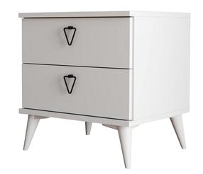 Ночной столик Kalune Design Versa-Ce 3634, белый цв., 55.1 см x 52 см x 45 см