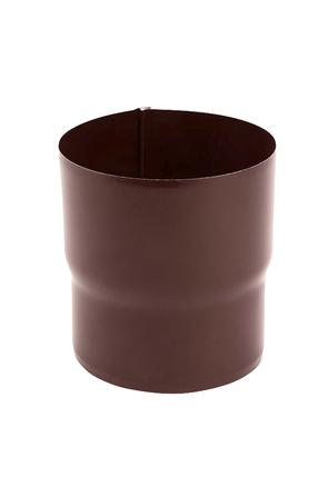 Vihmaveetoru PVC ühendusmuhv, 90 mm, pruun