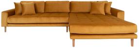 Kampinė sofa House Nordic Lido Lounge, garstyčių sp., dešininė, 290 x 170 cm x 76 cm