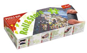 Dėlionės kilimėlis Trefl Roll And Store Puzzle Mat, 39 cm x 16 cm, pilka sp.