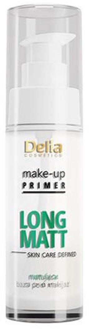 Основа под макияж Delia Cosmetics Long Matt, прозрачный цв., 30 мл