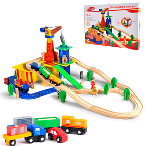 Автомобильная трасса Construction Train, многоцветный