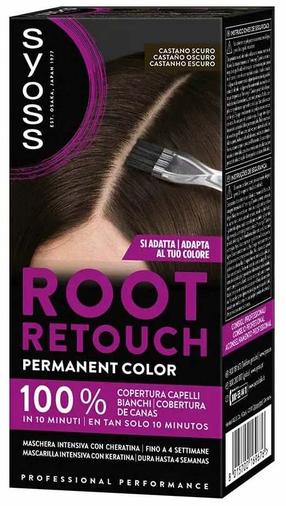 Matu krāsa Syoss Root Retouch, dark brown krās.