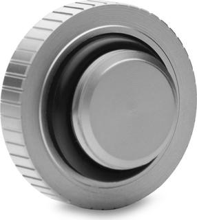 Šķidrās dzesēšanas sistēmas piederumi EK Water Blocks Quantum Torque Plug with logo, 1/4", 0.45 cm, sudraba krās.
