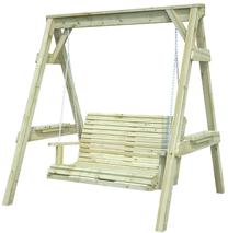 Lauko sūpynės 4IQ, smėlio ruda sp., 161 cm x 179 cm x 197.5 cm