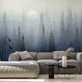 Fototapete Artgeist Flight Over The Forest - Second Variant, 315 cm x 450 cm