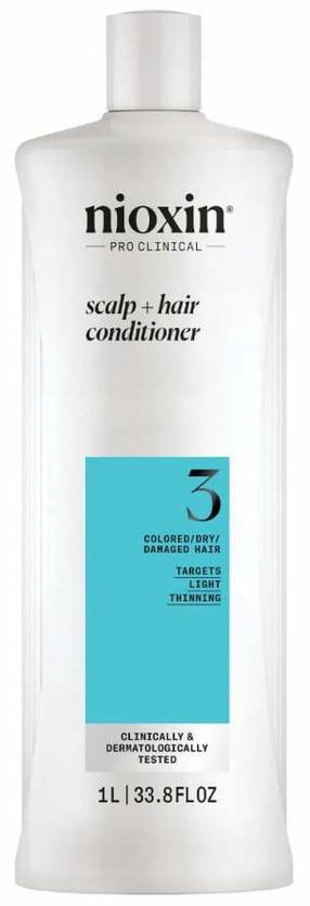 Plaukų kondicionierius Nioxin System 3 Scalp Therapy, 1000 ml