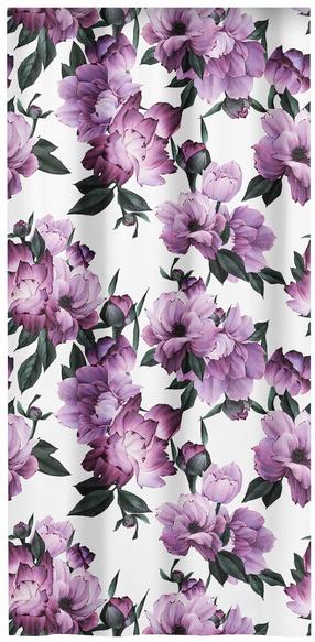 Nakts aizkari ZMC-58, balts krās./violeta krās./zaļa krās., 160 cm x 170 cm