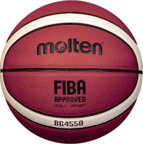 Basketbola bumba Molten FIBA B7G4550, 7 izmērs, oranža krās.