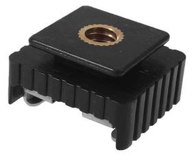 Adapteris Hot Shoe Connector 1/4'', melna krās.