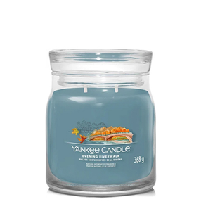 Küünal, lõhna Yankee Candle Evening Riverwalk, 368 g, sinine v.
