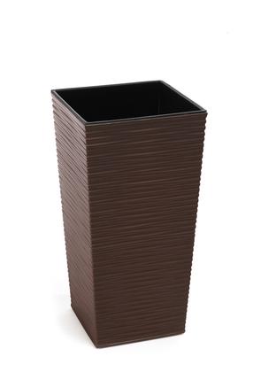 Puķu pods Lamela 591-83, plastmasa, Ø 40 cm, brūna krās.