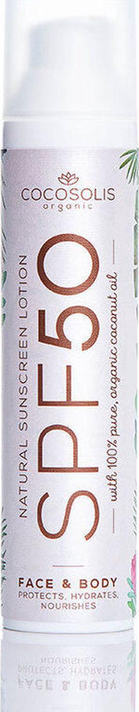 Losjons iedeguma kopšanai Cocosolis Natural SPF50, 100 ml