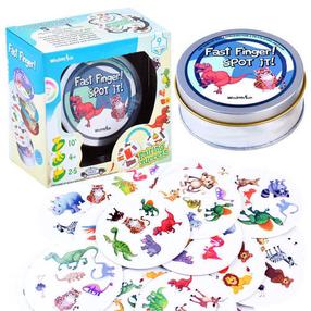 Карточная игра Fast Finger Spot It Dinosaurs ZA3292