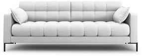 Sofa Micadoni Home Mamaia 3 Seats, šviesiai pilka sp., 177 x 92 cm x 75 cm