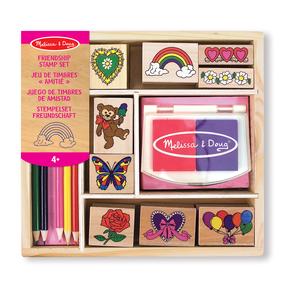 Antspaudų rinkinys Melissa & Doug Friendship, įvairių spalvų