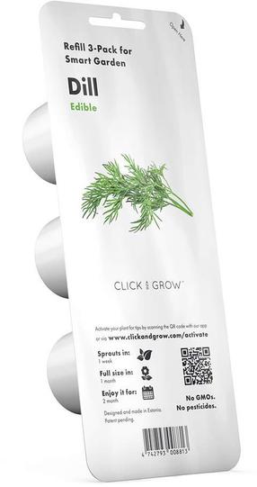 Išmanios daigyklos sėklos Click & Grow, krapai, 40 g, 3 vnt.