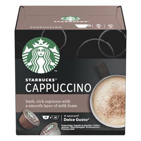 Kavos kapsulės Starbucks Cappuccino, 0.12 kg, 12 vnt.
