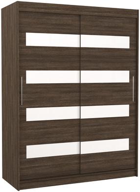 Spinta ADRK Karen, balta sp./šokolado sp., 58 cm x 150 cm x 200 cm