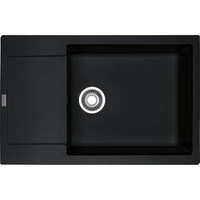 Virtuves izlietne Franke Maris MRG 611 - 78 / 49, akmens masa, 78 cm x 50 cm x 20 cm, onyx krās.