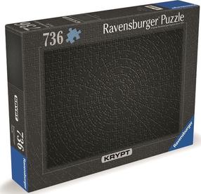 Dėlionė Ravensburger Krypt Black, 70 cm x 50 cm, 736 vnt.