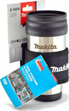 Termostass Makita E-15578, 0.4 l, must v./hõbe v.