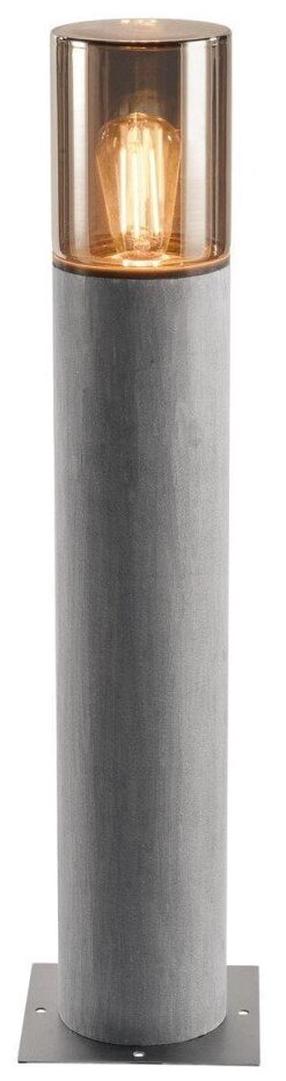Brīvi stāvošs āra gaismeklis SLV Lisenne Pole 40, 23W, E27, IP54, pelēka krās., 12 cm x 70 cm