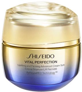 Veido kremas Shiseido Vital Perfection Uplifting and firming advanced soft cream, 50+, SPF 30