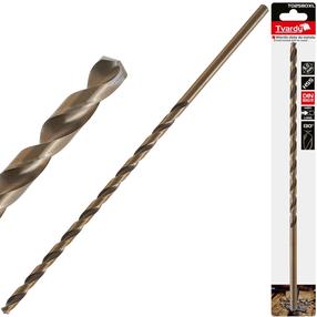 Metalo grąžtas Tvardy T02580XL, metalas/plienui/plastikas, hss, cilindrinis, 8 mm x 30.5 cm