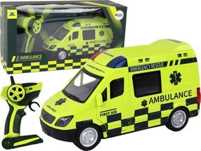 Игрушечная машина скорой помощи Lean Toys Emergency Rescue, желтый цв.