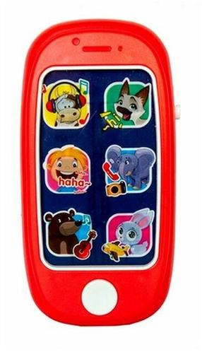 Mänguasi telefon Kaichi Musical Touch, 13.5 cm, punane v.