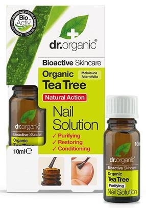 Nagų priežiūros priemonė Dr. Organic Bioactive Organic Tea Tree, 10 ml