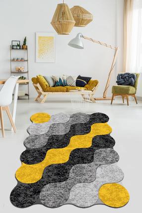 Paklājs Conceptum Hypnose Circle Djt, daudzkrāsaina, 290 cm x 200 cm