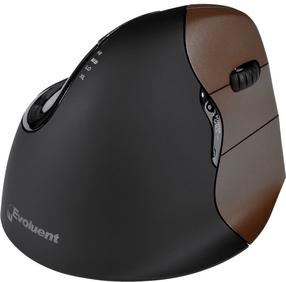 Bezvadu datora pele Evoluent VerticalMouse 4, melna krās.