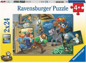 Dėlionė 2in1 Ravensburger Fairy Tales 05719, 18 cm x 26 cm, 48 vnt., įvairių spalvų