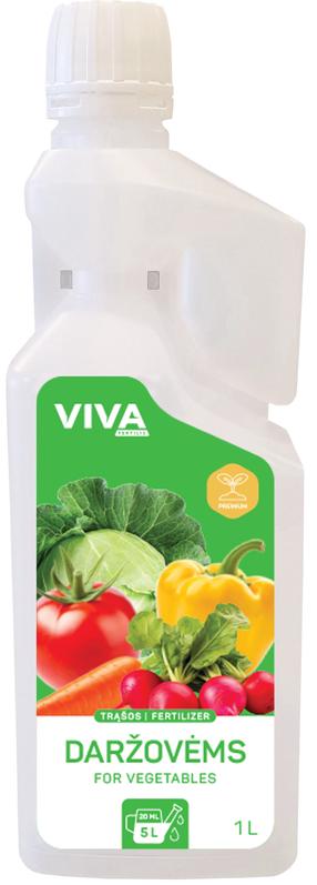 Mēslojums lapu dārzeņiem Viva Fertilis PREMIUM, šķidrums, 1 l