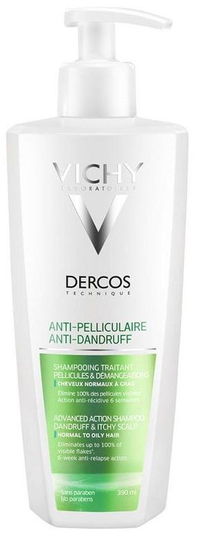 Шампунь Vichy Anti-Dandruff Normal to Oily Hair, 390 мл